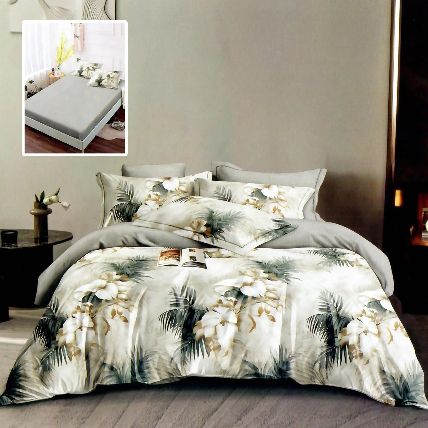 Нежност- 6 части с ластик 100% памук