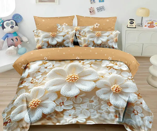 5D Плетени цветя - 4 части с ластик лукс