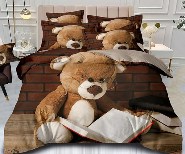 5D Мече с книга - Единично легло 100% памук