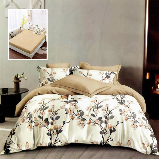 Бежови клонки- 6 части с ластик 100% памук