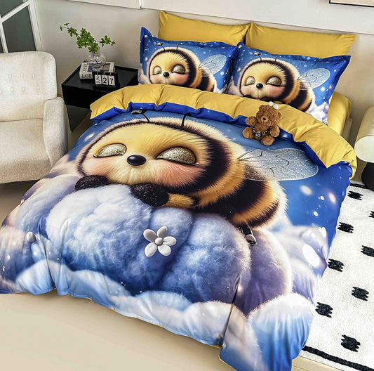 5D Пчеличка - Единично легло 100% памук