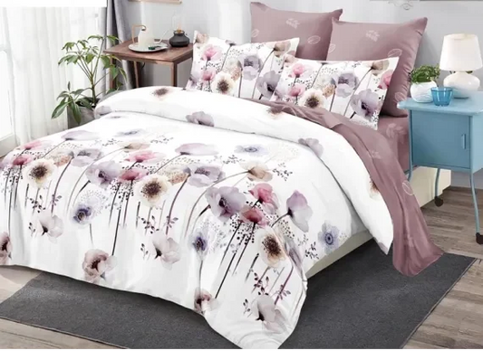 Лилава градина - 6 части с ластик 100% памук