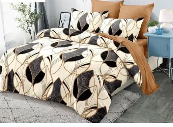 Капучино - 6 части с ластик 100% памук